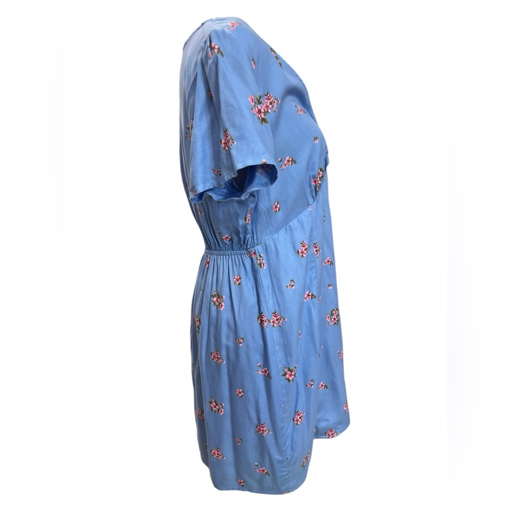 American Eagle Floral Mini Dress NWT Size Large Cottagecore Boho - Picture 4 of 10